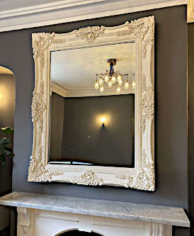 Wall-mounted TV and Cabinets