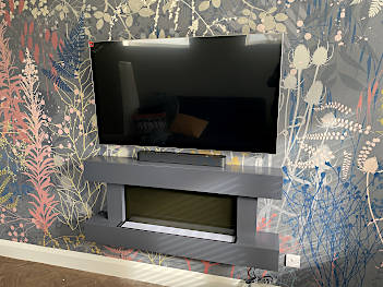 Television and Electric Fire